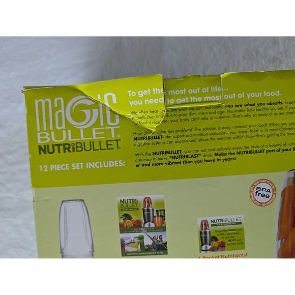 Nutribullet Original Magic Bullet Blender 600W Silver Stainless Steel Blades - Picture 13 of 16